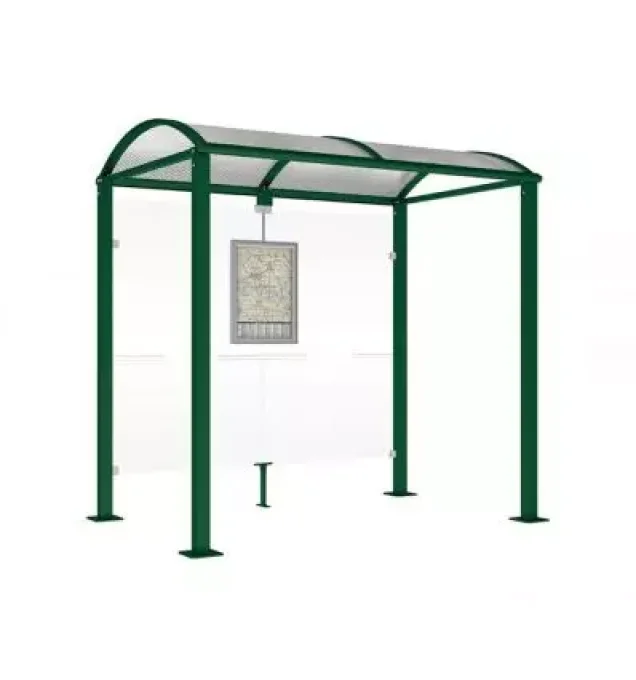 Abri bus en Verre