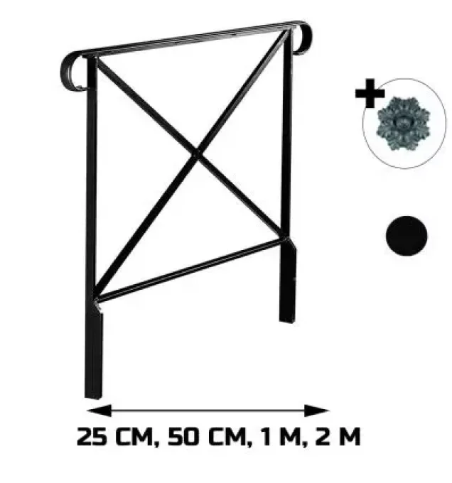 Barrière de ville en acier 100cm longueur - Copie - Copie