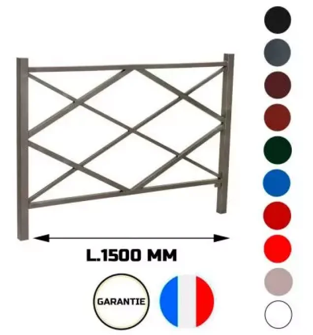 Barrière de ville losange