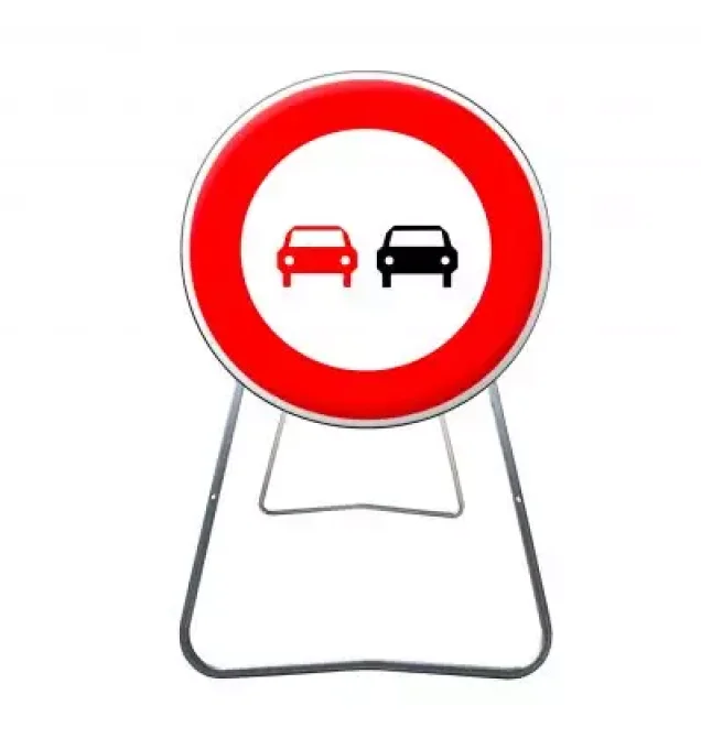 BK3 - Panneau de Chantier Temporaire Dépassement Interdit 