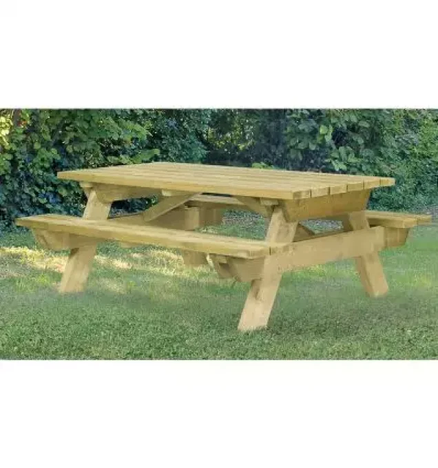 Table pique nique en bois à poser